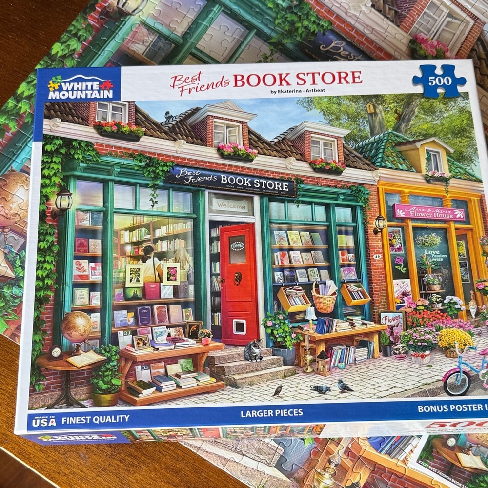 White Mountain Best Friends Book Store Puzzle